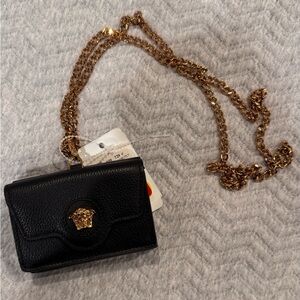 Versace La medusa leather wallet